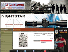 Tablet Screenshot of gi-guns.com